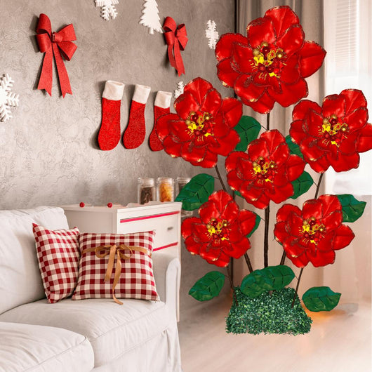 Giant Magnolias Bouquet Backdrop - amazinggiantflowers-Giant Magnolias