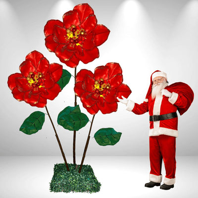 Giant Magnolias Bouquet Backdrop - amazinggiantflowers-Giant Magnolias