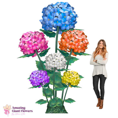 Large Hydrangea Bouquet Backdrop