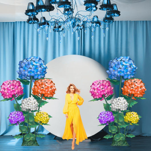 Large Hydrangea Bouquet Backdrop