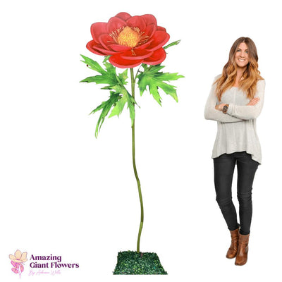 Japanese Anemone Giant Standing Flower Backdrop