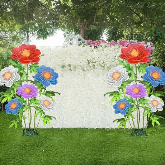 Japanese Anemone Giant Standing Flower Backdrop