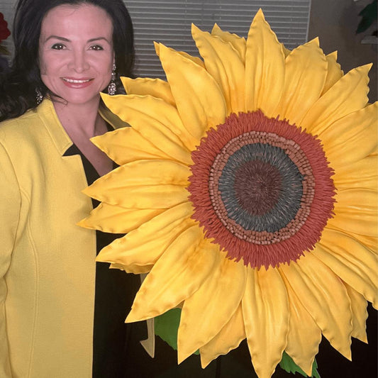 Gift of Grace Giant Flower Backdrop – 5.5 ft Tall Customizable Floral Display