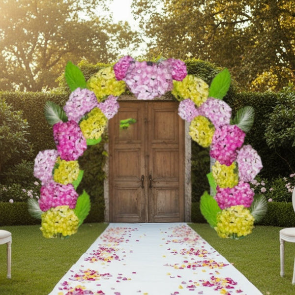 Large Hydrangea Bouquet Backdrop - amazinggiantflowers