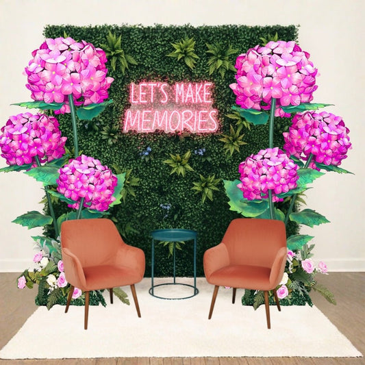 Large Hydrangea Bouquet Backdrop - amazinggiantflowers