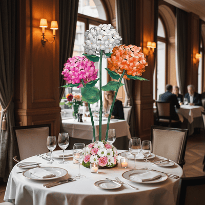 Large Hydrangea Bouquet Backdrop - amazinggiantflowers