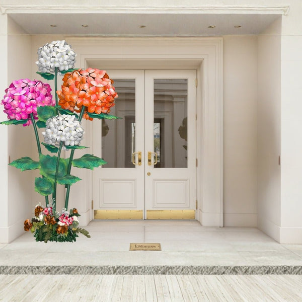 Large Hydrangea Bouquet Backdrop - amazinggiantflowers