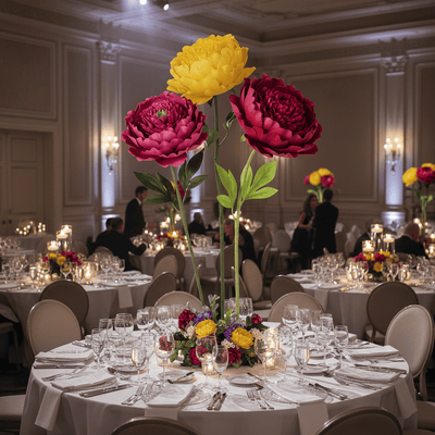 Large Peony Tulip Giant Bouquet - Flower Backdrop - amazinggiantflowers
