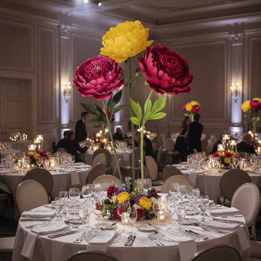 Large Peony Tulip Giant Bouquet - Flower Backdrop - amazinggiantflowers