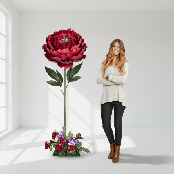 Large Peony Tulip Giant Bouquet - Flower Backdrop - amazinggiantflowers