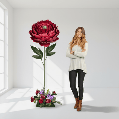 Large Peony Tulip Giant Bouquet - Flower Backdrop - amazinggiantflowers