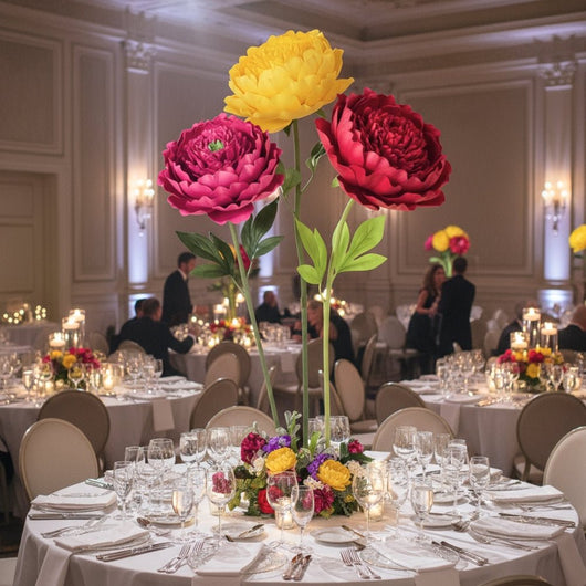 Large Peony Tulip Giant Bouquet - Flower Backdrop - amazinggiantflowers