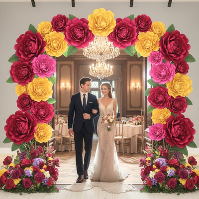 Large Peony Tulip Giant Bouquet - Flower Backdrop - amazinggiantflowers