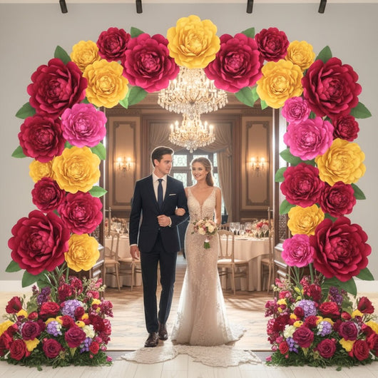 Large Peony Tulip Giant Bouquet - Flower Backdrop - amazinggiantflowers