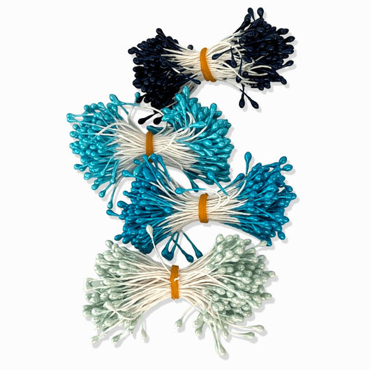 Flower stamens for crafting: 3mm Flower Stamens, flower pistils, flower buds in many colors - amazinggiantflowers