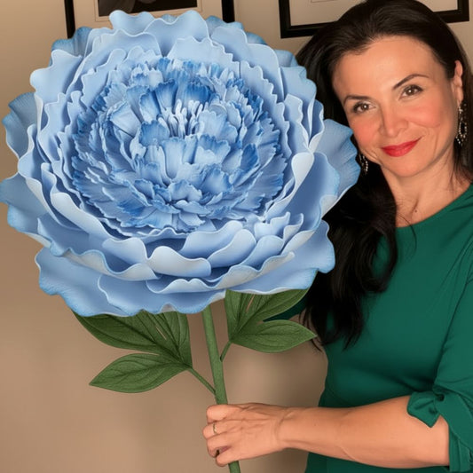 Peony Flower Kit – Giant Poeny Flower Kit - 20 inch diameter peony - amazinggiantflowers