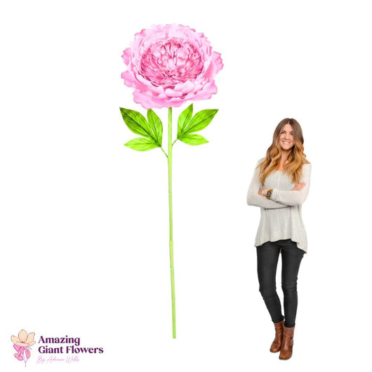 Peony Flower Kit – Giant Poeny Flower Kit - 20 inch diameter peony - amazinggiantflowers