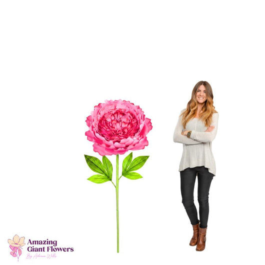Peony Flower Kit – Giant Poeny Flower Kit - 20 inch diameter peony - amazinggiantflowers