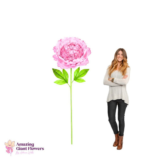 Peony Flower Kit – Giant Poeny Flower Kit - 20 inch diameter peony - amazinggiantflowers