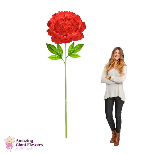 Peony Flower Kit – Giant Poeny Flower Kit - 20 inch diameter peony - amazinggiantflowers