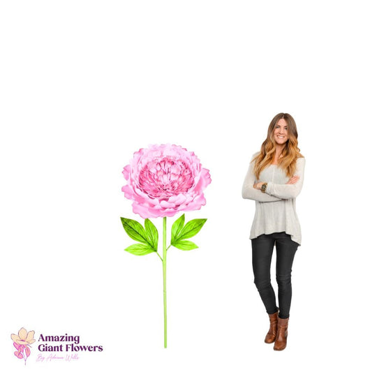 Peony Flower Kit – Giant Poeny Flower Kit - 20 inch diameter peony - amazinggiantflowers