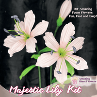 Pink Majestic Lily Handheld Kit - Bloom & Shape (3 Flowers)