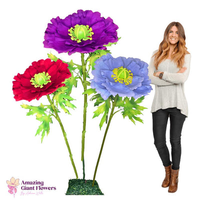 Poppy Bouquet – Giant Poppies for Events & Decor