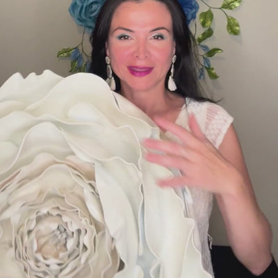 Giant Foam Peony Wall Decoration - Stunning Floral Elegance