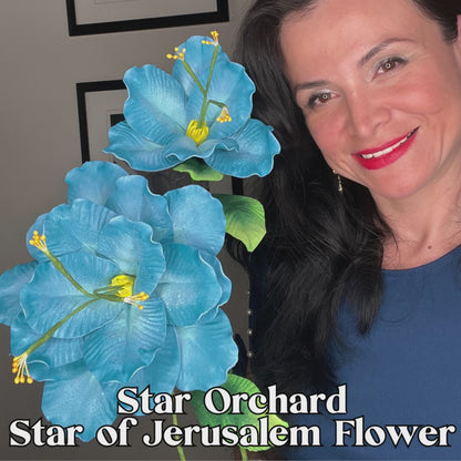 Handcrafted Foam Star of Jerusalem Flowers-Star Orchard