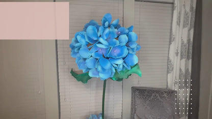 Blue Hydrangea DIY Giant Flower Kit