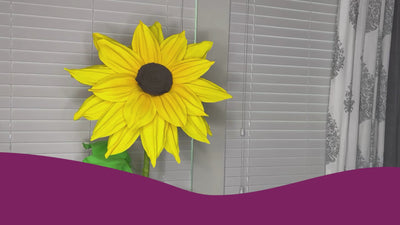 Sunflower Decor- DIY Giant Sunflower Kit | Vibrant & Customizable