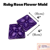 Ruby Rose Flower Mold-Veiner for making flowers