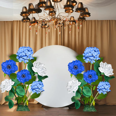 Event Decor Flowers- Giant Flower Backdrop – 5 or 7 ft Tall Customizable Floral Display - amazinggiantflowers