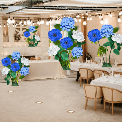 Event Decor Flowers- Giant Flower Backdrop – 5 or 7 ft Tall Customizable Floral Display - amazinggiantflowers