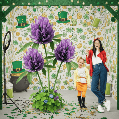 St. Patrick’s Day Custom Giant Flower Exhibits & Displays - amazinggiantflowers