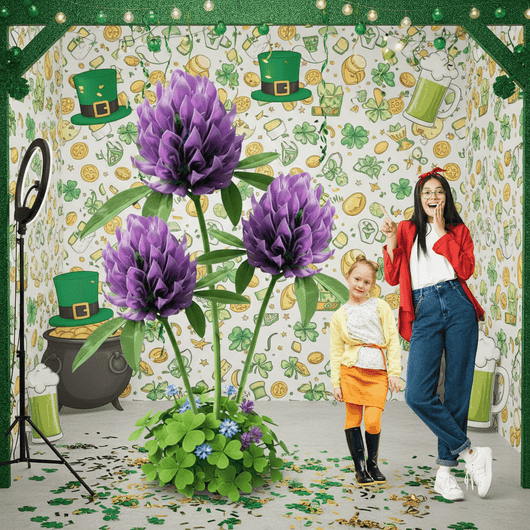 St. Patrick’s Day Custom Giant Flower Exhibits & Displays - amazinggiantflowers