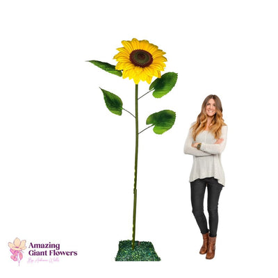 Sunflower Decor - DIY Giant Sunflower Kit | Vibrant & Customizable - amazinggiantflowers