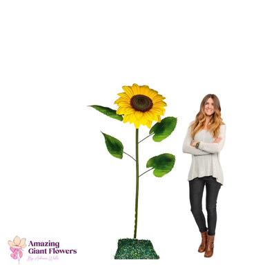 Sunflower Decor - DIY Giant Sunflower Kit | Vibrant & Customizable - amazinggiantflowers