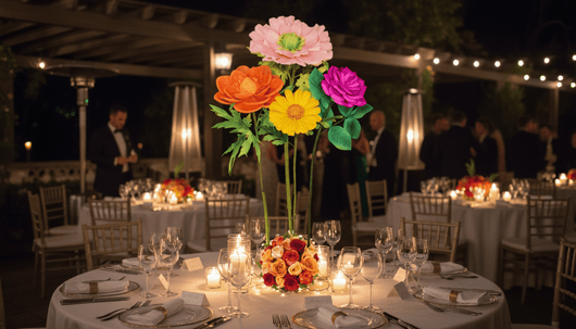 Sweetheart Table Centerpiece - amazinggiantflowers
