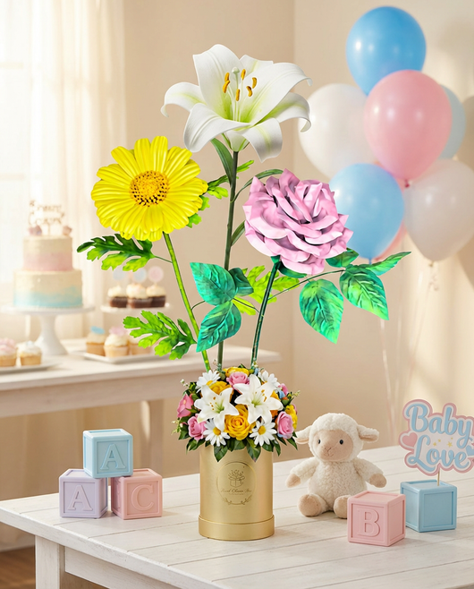 Sweetheart Table Centerpiece - amazinggiantflowers