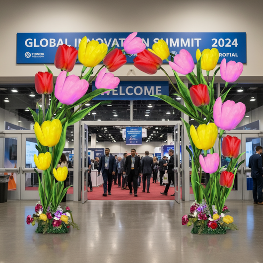 Wedding Ceremony Arch Wall Flowers - amazinggiantflowers