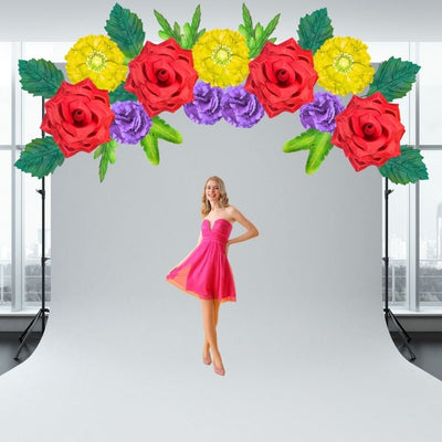 Welcome Sign Wall Flowers - amazinggiantflowers