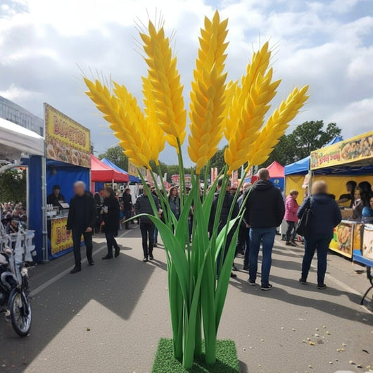 Wheat Stalk Agricultural Giant Flower Display - amazinggiantflowers