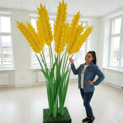 Wheat Stalk Agricultural Giant Flower Display - amazinggiantflowers
