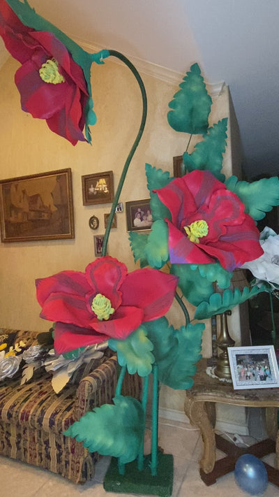Giant Hibiscus Lily Foam Arrangement for Events