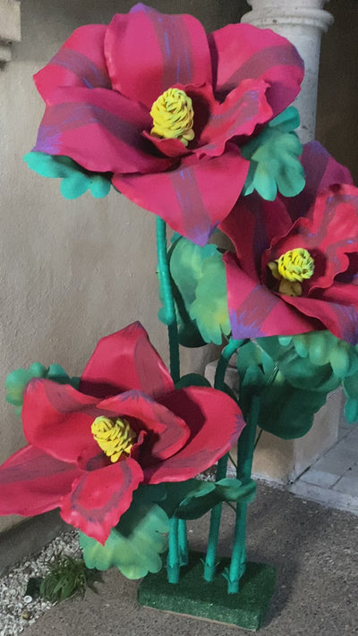 Giant Hibiscus Lily Foam Arrangement for Events