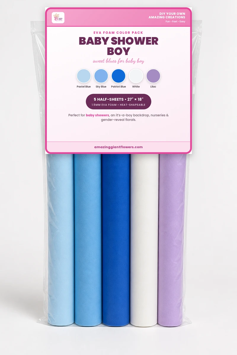 Baby Shower Boy Foam Pack