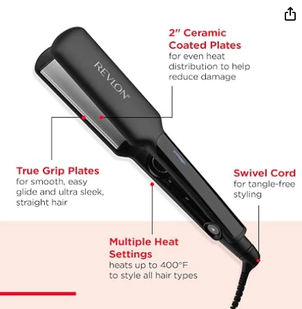 2" Flat Iron — Ceramic Plates for Petal Shaping - Image 2